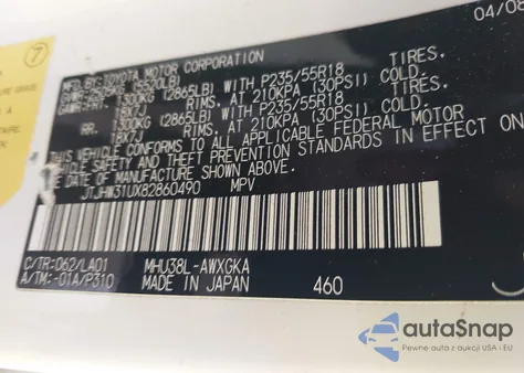 2008 Lexus Rx 400H from USA, damaged, VIN JTJHW31UX82860490